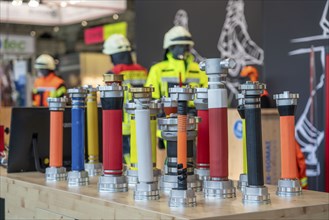 Hose couplings, Interschutz 2022 trade fair in Hanover, the world's largest trade fair for fire,