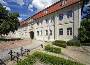 Stables designed by Emanuel Lebrecht Rothe, Köthen Palace and Palace Park, Köthen, Saxony-Anhalt,