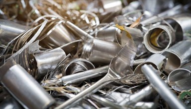 Metal, material, various metal waste and stainless steel residues