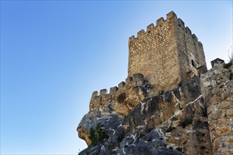 Moorish-style castle, Zuheros, province of Cordoba, Cordoba, Andalusia, Spain, Europe