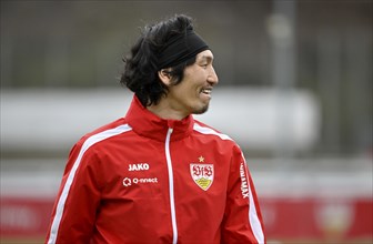 Genki Haraguchi VfB Stuttgart (17) Portrait, smiling Stuttgart, Baden-Württemberg, Germany, Europe