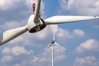 Repowering of a wind farm near Issum, 9 older wind turbines from the manufacturer Enercon (model