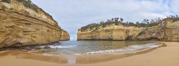 Landscape of Loch Ard Gorge next to the Great Ocean Road in spring, Victoria, Australia, Oceania