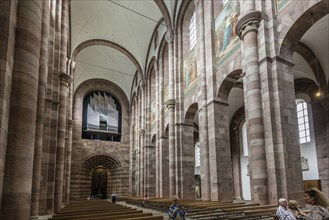 Interior view, Imperial Cathedral, Cathedral of St Mary and St Stephen, UNESCO World Heritage Site,