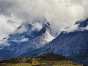 Dramatic landscape, Torres del Paine National Park, Patagonia, Chile, South America