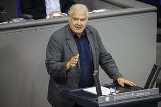 Andrej Humko, Member of the Bundestag, BSW, speaks in the plenary session of the Bundestag. Berlin,