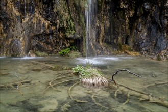 Waterfall, Plitvice Lakes National Park, Plitvicka Jezera, Lika-Senj, Croatia, Europe