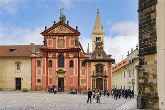 Prague castle, St George Basilica, Prague, Czech Republic, Europe