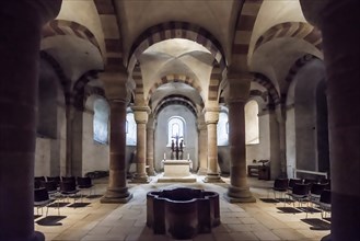 Interior view, Crypt, Imperial Cathedral, Cathedral of St Mary and St Stephen, UNESCO World