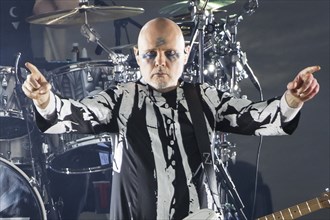 Billy Corgan, lead singer of The Smashing Pumpkins live on The World is a Vampire Tour at the