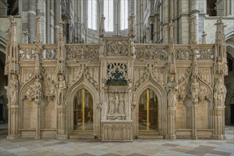 Magdeburg cathedral, Stone rood screen, Magdeburg, Saxony Anhalt, Germany, Europe