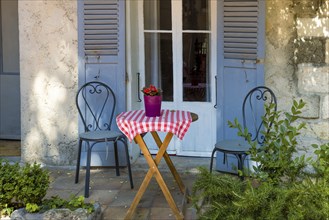 France, French Riviera and Cote D Azur, scenic streets of the old historic Antibes city center,