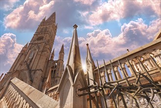 Scenic Zacatecas catholic churches in historic city center, Parish of our Lady Fatima, Parroquia de