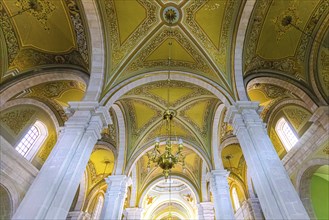 Victoria de Durango, Durango, Mexico, 10 September, 2021: Catholic church of Cathedral Basilica of