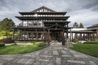 Japanese Garden, Bad Langensalza, Thuringia, Germany, Europe