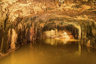 The Fairy Caves are a show mine created from a disused mine in Saalfeld, Thuringia, on the edge of