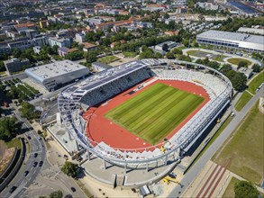 The state capital of Dresden is converting the stadium into a modern and multifunctional sports and