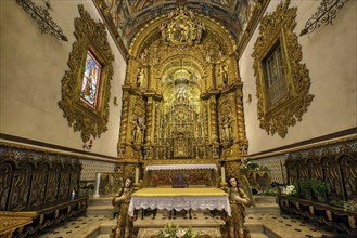 Church of the Third Order of Our Lady of Mount Carmel, Main Altar, Faro, Algarve, Portugal, Europe