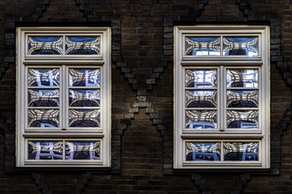 Window, Sprinkenhof, Hamburg, Germany, Europe