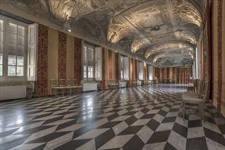 Decorative stucco ceiling in a hall of the Villa del Principe, Palazzo di Andrea Doria, Piazza dei