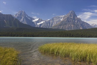 Upper Waterfowl Lake, Jasper National Park, Alberta, Canadian Rockies, Canada, North America