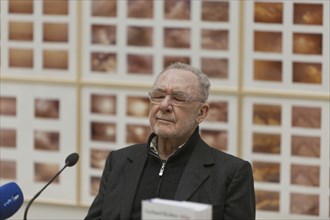 Gerhard Richter, at the press event for his exhibition ATLAS in 2012, on the occasion of his 80th