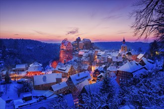 Hohnstein in winter