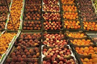Fruit offer in a supermarket, Bavaria, Germany, Europe