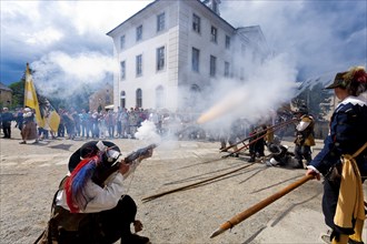 Königstein Fortress battle re-enactment