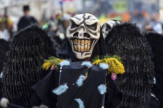 Basler Künstlerlarven, masks, Basler Fasnet parade, Basler Fasnacht, Basel, Switzerland, Europe