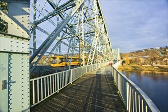 Elbe Bridge Blue Wonder