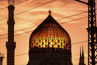 Dresden Glass dome of the Yenidze, The former factory building of the Yenidze cigarette factory is