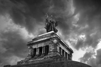 Kaiser Wilhelm I Monument 1897, Deutsches Eck, Koblenz, Rhineland-Palatinate, Germany, Europe