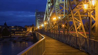 Blaues Wunder is the unofficial name of the Loschwitz Bridge, one of the bridges crossing the Elbe