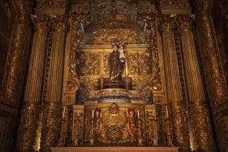 Side chapel in the Jesuit Church, St Rochus Church, Igreja de Sao Roque, Bairo Alto district,