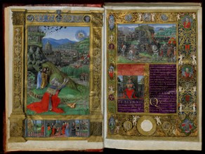 Psalms of David, a bible commissioned by King Matthias Corvinus of Hungary, paintings by Gherardo