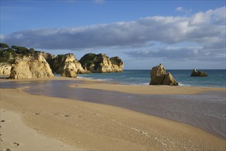 Praia do Alvor beach in Algarve, Portugal, Europe