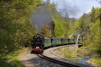 The Weisseritztalbahn is the second oldest narrow-gauge railway in Saxony and the longest-serving