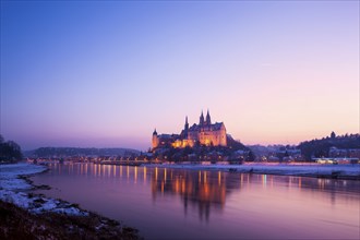 Meissen silhouette in winter