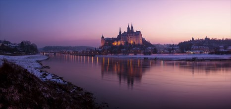 Meissen silhouette in winter