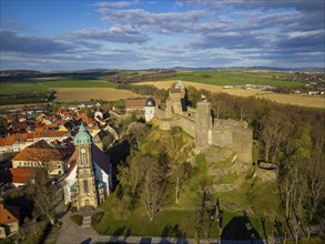 Stolpen Castle in the evening