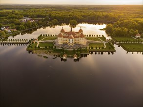 Moritzburg Baroque Palace in the Evening