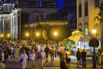 Brühl's Terrace for the city festival in Dresden