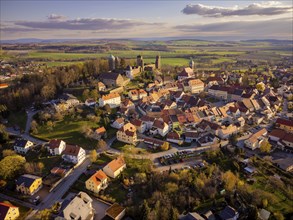 Stolpen Castle in the evening