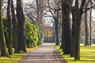 Pillnitz Palace Park Meadows at the Bergpalais