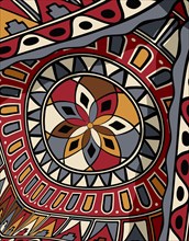 Tribal art background composition, vector illustration