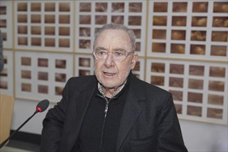 Gerhard Richter, at the press event for his exhibition ATLAS in 2012, on the occasion of his 80th