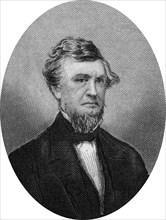 Engraving of Zachariah Chandler (December 10, 1813 â€“ November 1, 1879), Mayor of Detroit