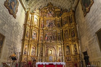 Altar of the Basilica of Santa MarÃ­a de la Asuncion in Arcos de la Frontera, Andalusia, Spain,