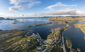 Fishing village Gjesvaer, Mageroya, Nordkapp, Troms og Finnmark, Norway, Europe